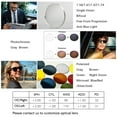 thumbnail image 7 of TR90 Women Cat Eye Glasses Frame Acetate Temples Transparent Pink Spectacle with Spring Hinge for Prescription Lenses (transparent pink), 7 of 7