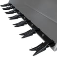 thumbnail image 2 of 53-Inch Bucket Heavy Duty 7 Teeth Bar Designed/4560 Lbs Load-Bearin for Sub-Compact Tractors, No Drilling Required, Fits 1/2-Inch or Smaller Bucket Cutting Edges, Durable Green Finish, 2 of 7