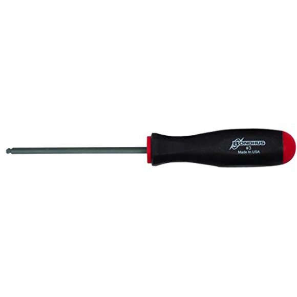 Tournevis, Boule Carrée, 3x4 Po, Ronde