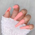 thumbnail image 4 of 24 Uds de uñas postizas brillantes YONGSHENG bailarina ataúd largo manicura para mujeres y niñas, 4 of 5