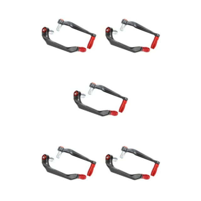 ZheElen Handlebar Brake Clutches Protector Lever Motorcycle Cnc Aluminum Brake Brake Clutches Clutches Guard Red 5Set