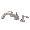 thumbnail image 1 of Kingston Brass KS5538AL 8 Inch -18 Inch Widespread Roman Tub Filler - Satin Nickel, 1 of 1