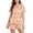 Z66-Orange, variant on XINPING Women Halloween Pajamas Halloween Print Notch Lapel Short Sleeve Pajama Shorts Two Piece Outfit L