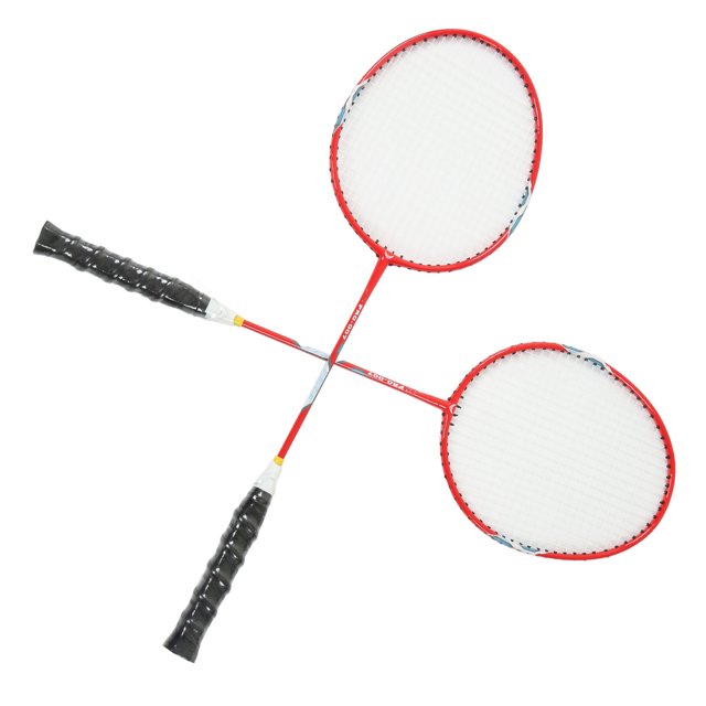 Badminton Racquet, Badminton Racquet Set Long Life Span 2Pcs Primary Thickened Integrated With Nylon Handle For Gym