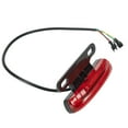 thumbnail image 2 of 36-48V Ebike Rear Brake Light Tail Light Safe Warn Lamp For Electric Bicycle Turn Signal Reflector Lamp Shell No Bulb, 2 of 10