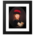 thumbnail image 2 of Elisabeth Louise Vigée Le Brun 15x18 Black Modern Framed Museum Art Print Titled - Portrait of a Girl (From 1788 Until 1790), 2 of 5