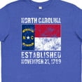 thumbnail image 4 of Inktastic Established November 21, 1789 North Carolina Flag Youth T-Shirt, 4 of 5