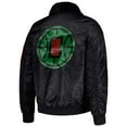 thumbnail image 3 of Men's Starter x Ty Mopkins Black LA Clippers Black History Month Satin Full-Zip Jacket, 3 of 6