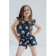 thumbnail image 2 of Disney Nightmare Before Christmas Jack Skellington Big Girls French Terry Romper Toddler to Big Kid, 2 of 5