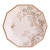 Jardin - Pale Pink Floral Large Paper Plates (8 ct.)