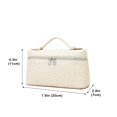 thumbnail image 3 of Bandolera Rejolly para mujer, pequeña, piel, color crema, 3 of 7