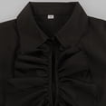 thumbnail image 4 of MYG Mens Medieval Renaissance Steampunk Ruffle Collar Blouse Pirate Vampire Shirt, 4 of 9