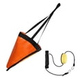 thumbnail image 1 of Soidarity 24 pulgadas Kayak Sock PVC Drogue Recuperación Freno de remolque Botes inflables portátiles Deportes acuáticos Canotaje Reemplazable Deportes acuáticos Naranja met bal Soidarity OD021165-06, 1 of 6