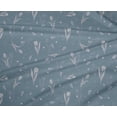 thumbnail image 5 of oneOone Polyester Lycra Dusty Blue Fabric Florals Sewing Craft Projects Fabric Prints By Yard 56 Inch Wide, 5 of 6
