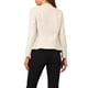 thumbnail image 3 of Blazer de ante sintético para mujer INSPIRE CHIC, con solapa, mangas largas y abertura frontal, color beige, 3 of 7