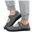 thumbnail image 2 of Mostsola Mary Jane Shoes Women Mesh Sneakers Adjustable Non Slip Walking Shoes Soft Sole Flats, 2 of 6