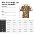 thumbnail image 4 of Picia Funny Owl Bird Gentle Cotton Regular Fit Short Sleeve Casual Hawaiian Shirt for Men-3X-Large, 4 of 9