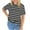 Black, variant on Posijego Women's Striped Short Sleeve T Shirts Crew Neck Graphic Tee for Women Casual Basic Shirts Summer