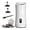 White, variant on Electric Milk Frother and Steamer, 4 in 1 Automatic Milk Frother and Milk Warmer, Hot and Cold Milk Foam Maker for Coffee, Latte, Cappuccino Silent Operation (White)