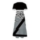 thumbnail image 4 of Puntoco Vestido De Mujer Con Cuello Redondo, Manga Corta, Media Pantorrilla, Doble Bolsillo, Estampado Geométrico, Vestido De Manga Corta Con Cuello Redondo, Gris Xl,Regalos Para Mujer Joven, 4 of 4
