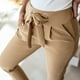 thumbnail image 3 of Pantalones deportivos Gibobby Pantalones de alto punto Caqui S, 3 of 5