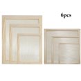 thumbnail image 2 of Bangcool Wood Picture Frame DIY: 6PCS Unfinished Wooden Photo Frame Craft Frame for Kids, 2 of 10