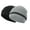 Gray/Black, variant on Unisex 2-Pack Stripe Cuff Beanie, Winter Knit Hat for Men and Women (GREY WITH BLACK STRIPE + SOLID BLACK)