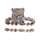 thumbnail image 1 of Personalizado de plata chapada en cobre 2pcs/set corte circón imitar Moissanite anillo de bodas conjunto de diseño de moda de dos piezas de perforación completa anillo de circón, 1 of 8