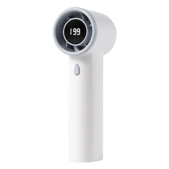 Small Cooling Fan Digital Display High-speed 202-speed Brushless USB Charging Portable Small Fan For Dorm Office Outdoor Use