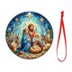 thumbnail image 2 of Fiudx Ofertas relámpago del día Decoración de Belén Árbol de Navidad de Madera Decoración de Coche Regalos Religiosos Sagrados Belén Decoración Navideña Regalos, 2 of 7