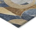 thumbnail image 3 of Addison Rugs Chantille Indoor/Outdoor Transitional Geometric Blue Machine Washable Round Rug, 8' x 8', 3 of 8