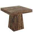 thumbnail image 6 of Finmind Square Dining Table for 4, 31.5-inch Farmhouse Kitchen Table with Sturdy Pedestal Base, Wood Dinner Table for Living Room, Vintage Brown, 6 of 9