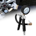 thumbnail image 1 of Inflador de neumáticos Colamx con manómetro para bicicletas medidor de presión de aire portátil Junta tipo americano, 1 of 8