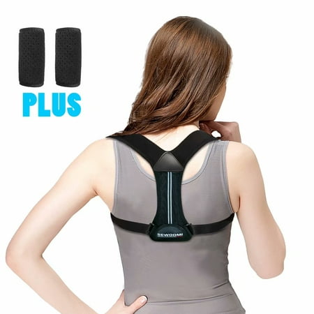 Back Posture Corrector with Armpit Pads for Women & Men to Improve Bad Posture & Relieve Back