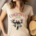 thumbnail image 4 of Bow Graphic T-Shirt | Cute Festive Tee for Women Girls Kids, Natural, Size L, 4 of 6