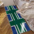 thumbnail image 4 of 2x6 FT Kitchen Runner Rugs Non Skid Washable, Faux Wool Rug Runners for Hallways Bathroom Carpet Runner, Soft Indoor Modern Floor Rug for Entryway Laundry Room, 4 of 11