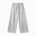 thumbnail image 3 of CAUYDY Kid's Fall Pants Loose Fit Casual Winter Suitable for Medium and Large Boys Sports Pants Sweatpants Trend Grey Sizes 9-10 Years, 3 of 9