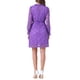 thumbnail image 3 of INSPIRE CHIC Vestido Mini Casual de Encaje Floral con Cuello Redondo y Mangas Largas para Mujeres XL Púrpura Violeta, 3 of 5