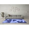 thumbnail image 3 of Ahgly Company Indoor Round Abstract Blue Modern Area Rugs, 8' Round, 3 of 4