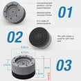thumbnail image 3 of 4 Pcs Tapis Anti-Vibration pour Machine à Laver, Tapis Anti-Vibration pour Machine à Laver pour Réduction de Bruit, Tapis Anti-Vibration pour Machine à Laver, 3 of 5