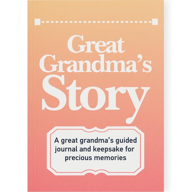 Story Journal Coco & Lan, bisabuela, 7 x 10 en más de 250 mensajes