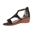 thumbnail image 3 of Ticikt Fashion Platform Sandals Strappy Open Toe Summer Casual Walking Shoes, 3 of 9