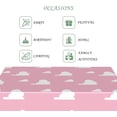 thumbnail image 6 of 60x84 Inch Children Rectangular Tablecloth Cartoon Sky Cloud Pink Table Cloth Washable Durable Table Cover Suitable for Kids'' Room Bedroom Birthday Party Baby Shower, 6 of 7