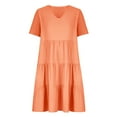 Mallwal Wedding Dresses Women Fashion Casual Summer Short Sleeve V Neck cool-outfit-for-guys-punk-outfits-emo-outfits-for-guys-scene-outfits