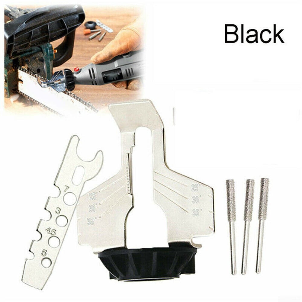 5Pcs/Set HSS Chain Saw Sharpener Attachment Grinding Tool Kits for Dremel Bit 
