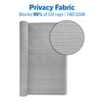 thumbnail image 4 of Screenguard Grey 15-ft L x 6-ft H 90UV Privacy Fabric, 4 of 7