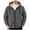 GY2, variant on Letdown Mens Lined Hoodie Sherpa Fuzzy Casual Full Zip Up Long Sleeve Jacket Winter Warm Cozy Thermal Solid Sweatshirts Coats (Black,L)