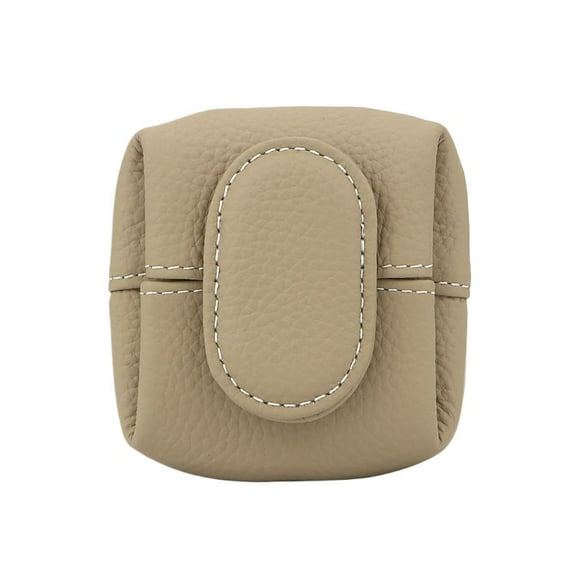 Royal Bagger Mini Lychee Pattern Coin Purse, Solid Color Buckle Key Earphone Storage Bag, Casual Change Pouch for Daily Use