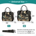 thumbnail image 4 of FORMRS Insulated Lunch Bag Unisex Large Capacity with Shoulder Strap, Black Dinosaur, 4 of 6