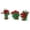 Rose Flower, variant on 3Pcs Miniature Flower Artificial Flower for Railroad Scenery Micro Landscape